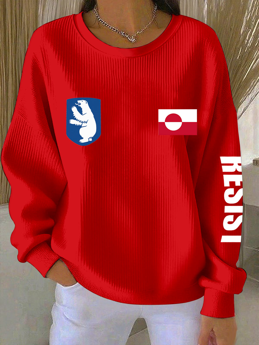 Women's Greenland Resist Print Sweatshirt