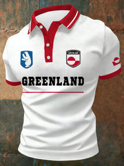 Men's Greenland Printed Casual Top