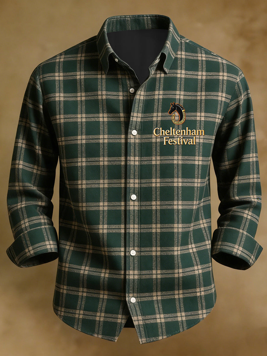 Men's Cheltenham Festival Casual Long Sleeve Shirt