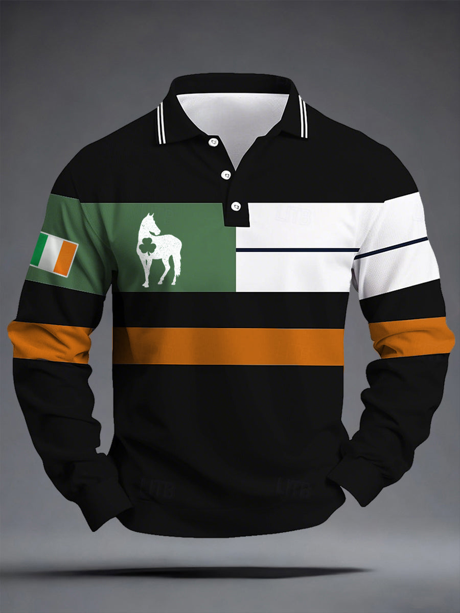 Men's Cheltenham Festival Print Long Sleeves Shirt