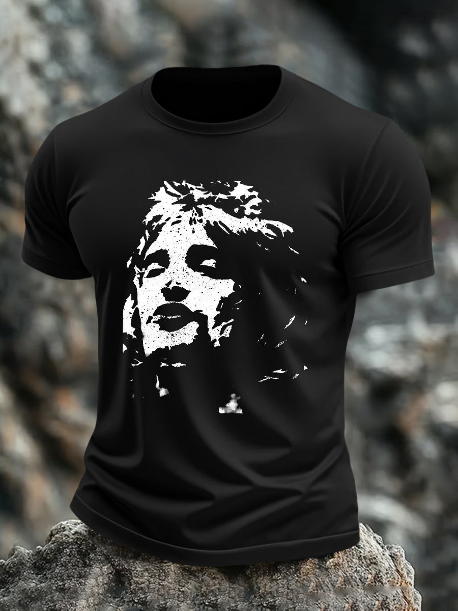 Men's Rod Stewart Printed T-shirt