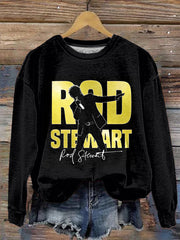 Women's Rod Stewart Print Sweatshirt