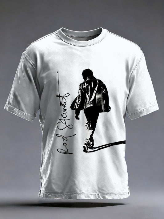 Men's Rod Stewart Printed T-shirt