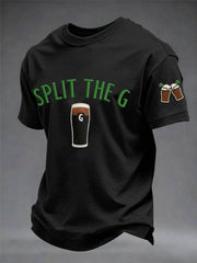 Men's St. Patrick's Day Split The G Casual Tee