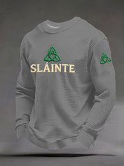 Men's St. Patrick's Day Plaid Print Casual T-Shirt