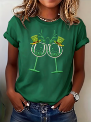 Women's  St. Patrick's Day short-sleeved T-shirt