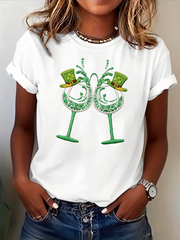 Women's  St. Patrick's Day short-sleeved T-shirt
