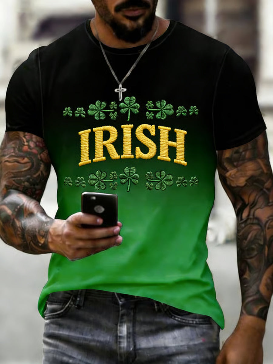 Men's St. Patrick's Day Printed T-shirt