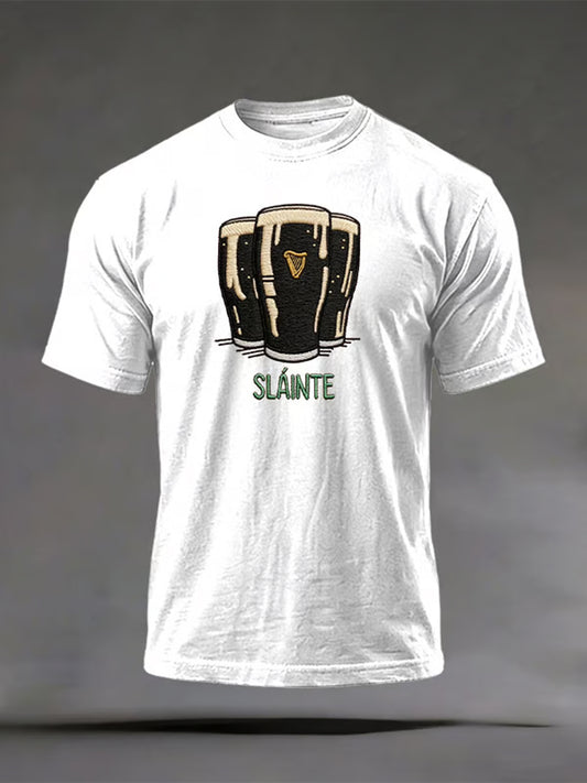 Men's St. Patrick's Day Printed T-shirt