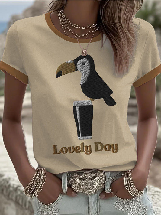 Women's St. Patrick'S Day Printed short-sleeved T-shirt