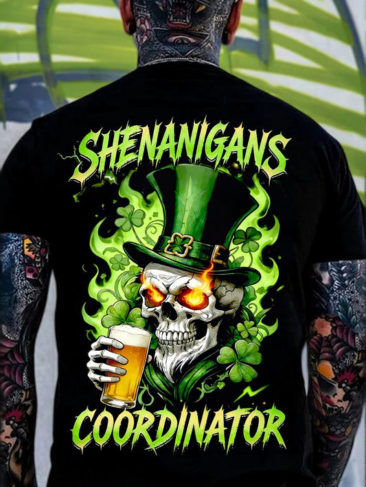 Men's St. Patrick‘s Day Shenanigans Coordinator Printed T-shirt