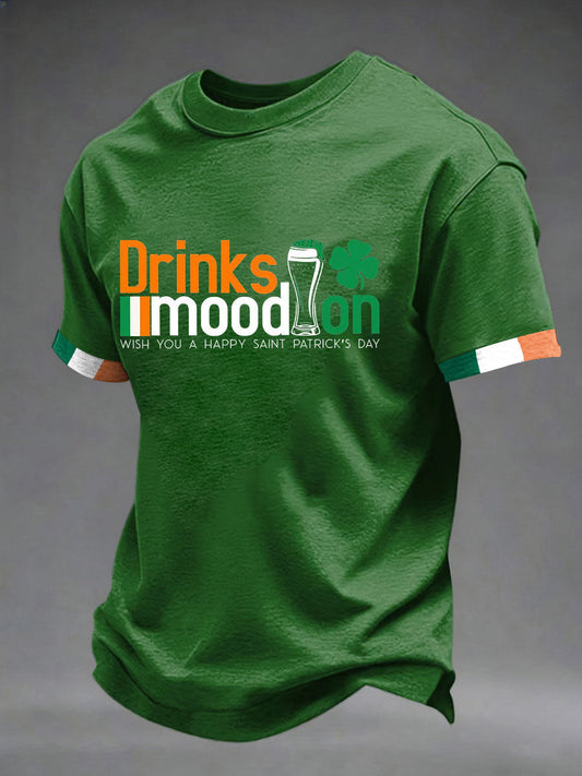 Men's St. Patrick's Day Printed Casual T-shirt