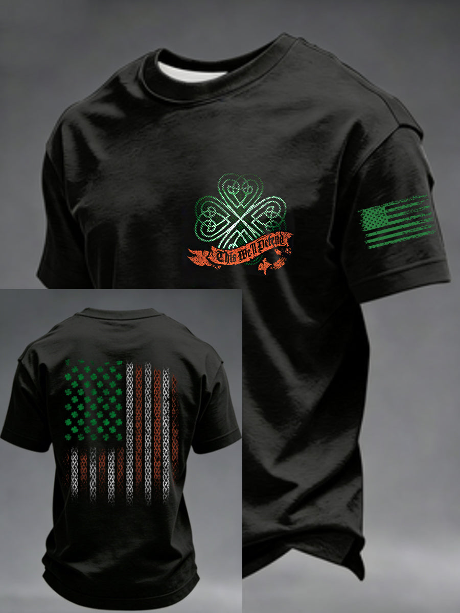 Men's This We'll Defend Irish Colors T-Shirt