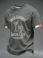 Men's Irish Goodbye Social Club Printed T-shirt