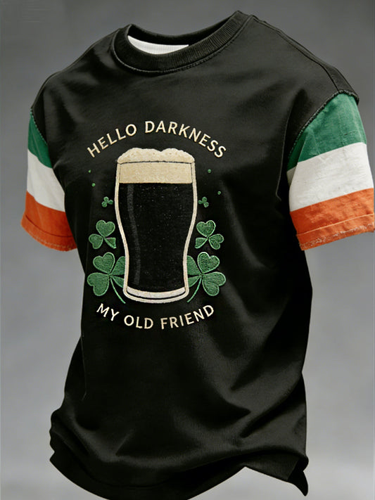 Men's Hello Darkness My Old Friend  T-shirt