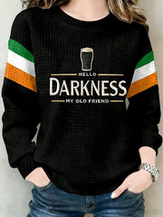 Women's Hello Darkness My Old Friend Casual Sweatshirt