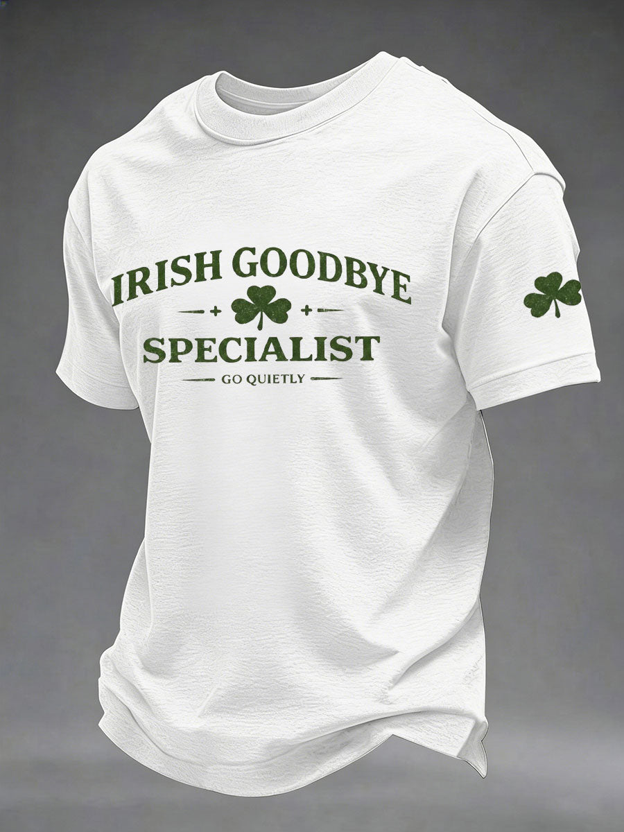Men's St. Patrick's Day Printed Casual T-Shirt