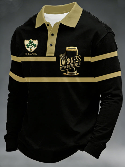 Men's Hello Darkness My Old Friend Long Sleeve Shirt