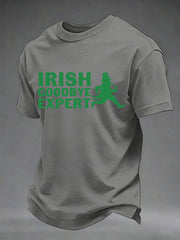 Men's Irish Goodbye Expert Printed Casual T-Shirt