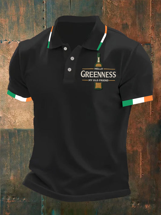 Men's Hello Greenness My Old Friend Irish Jameson Whiskey Printed Shirt