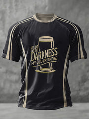 Men's HELLO DARKNESS MY OLD FRIEND short sleeve t-shirt