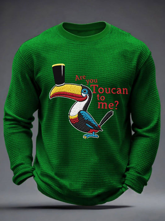 Men's Are you Toucan to me Waffle Long Sleeve T-Shirt