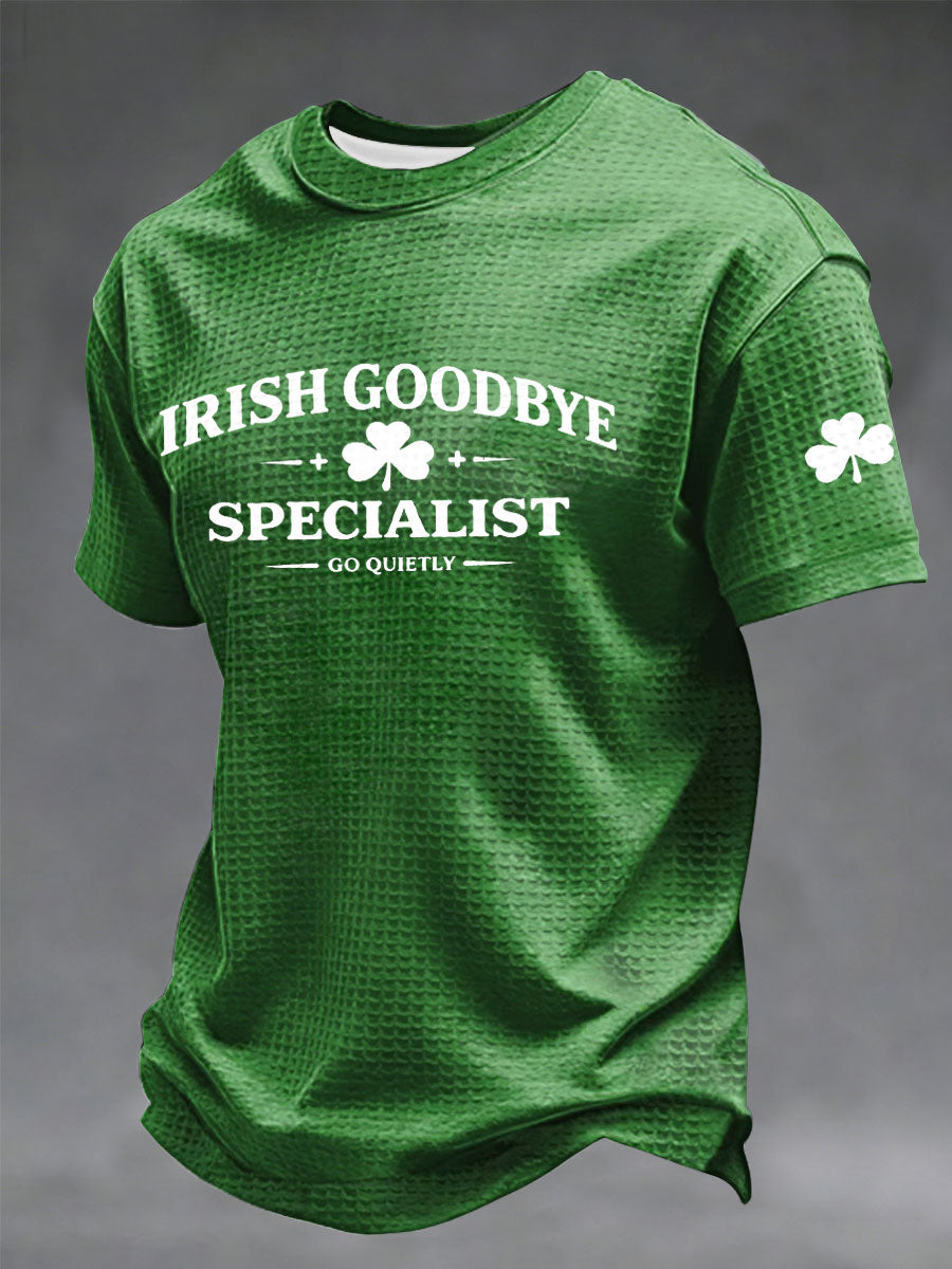 Men's Irish Goodbye Printed Casual T-Shirt