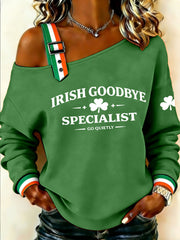 Women's Irish Goodbye Printed Casual Top