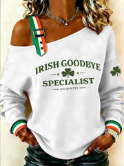 Women's Irish Goodbye Printed Casual Top