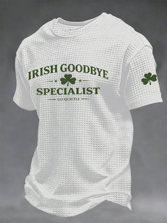 Men's Irish Goodbye Printed Casual T-Shirt