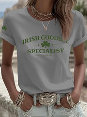 Women's Irish Goodbye Printed Casual T-Shirt
