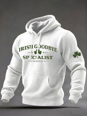 Men's Irish Goodbye Printed Casual Hoodie