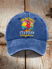 Unisex Resort Hawaiian Design Print Hat