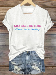 Women's Harry Style Music Lovers Iron On Short Sleeve T-Shirt