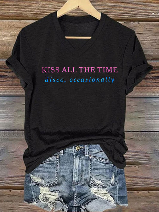 Women's Harry Style Music Lovers Iron On Short Sleeve T-Shirt