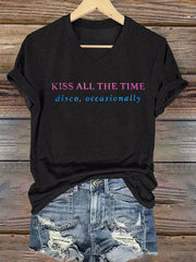 Women's Harry Style Music Lovers Iron On Short Sleeve T-Shirt