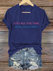 Women's Harry Style Music Lovers Iron On Short Sleeve T-Shirt