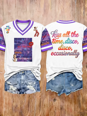 Women's Singer Casual Printed short-sleeved T-shirt
