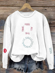 Women's Singer Casual Printed polyester sweatshirt
