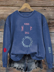 Women's Singer Casual Printed polyester sweatshirt