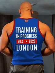 Men' s Training In Progress  London Marathon Vests