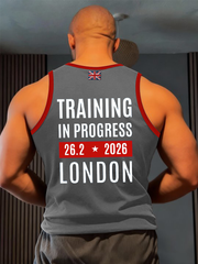 Men' s Training In Progress  London Marathon Vests