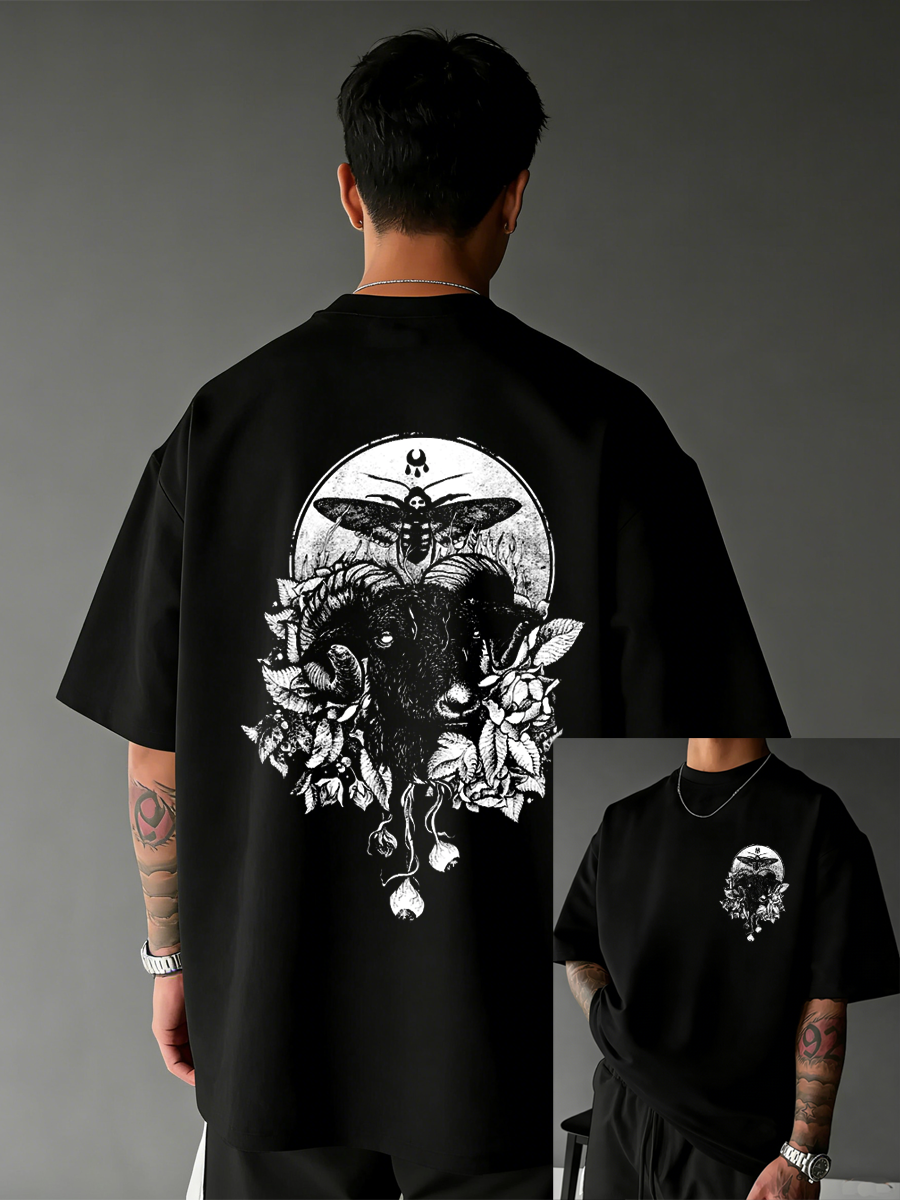 Men's imitation cotton short-sleeved T-shirt