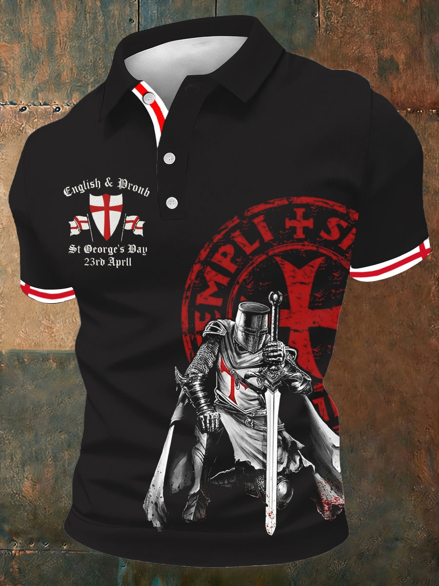 Men's St George's Day polo shirt