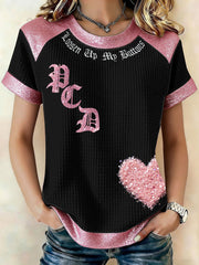 Women's Music Lover The Dolls Printed T-Shirt