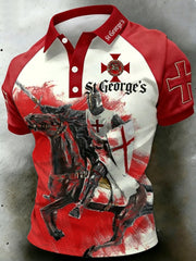 Men's St George's Day polo shirt