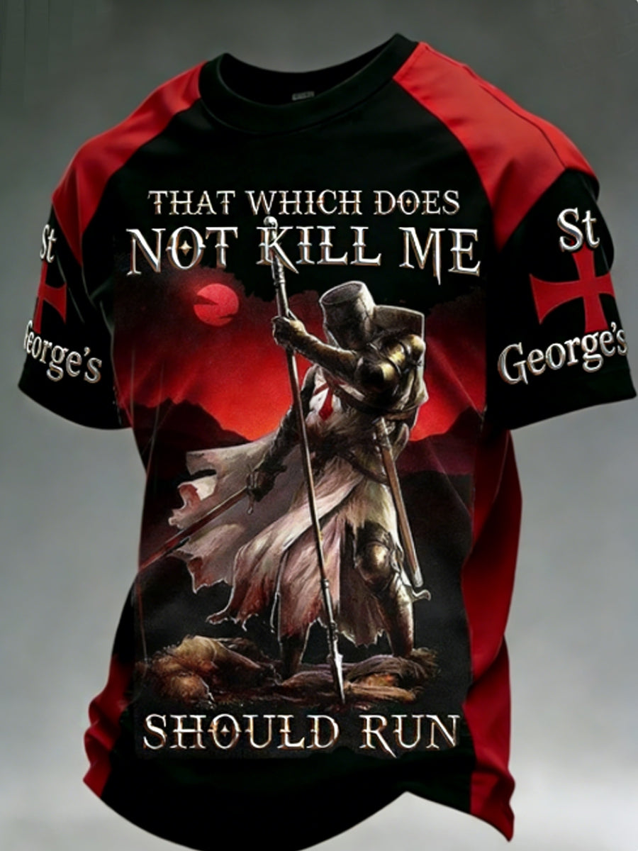 Men's St George's Day Waffle Short Sleeve Tee