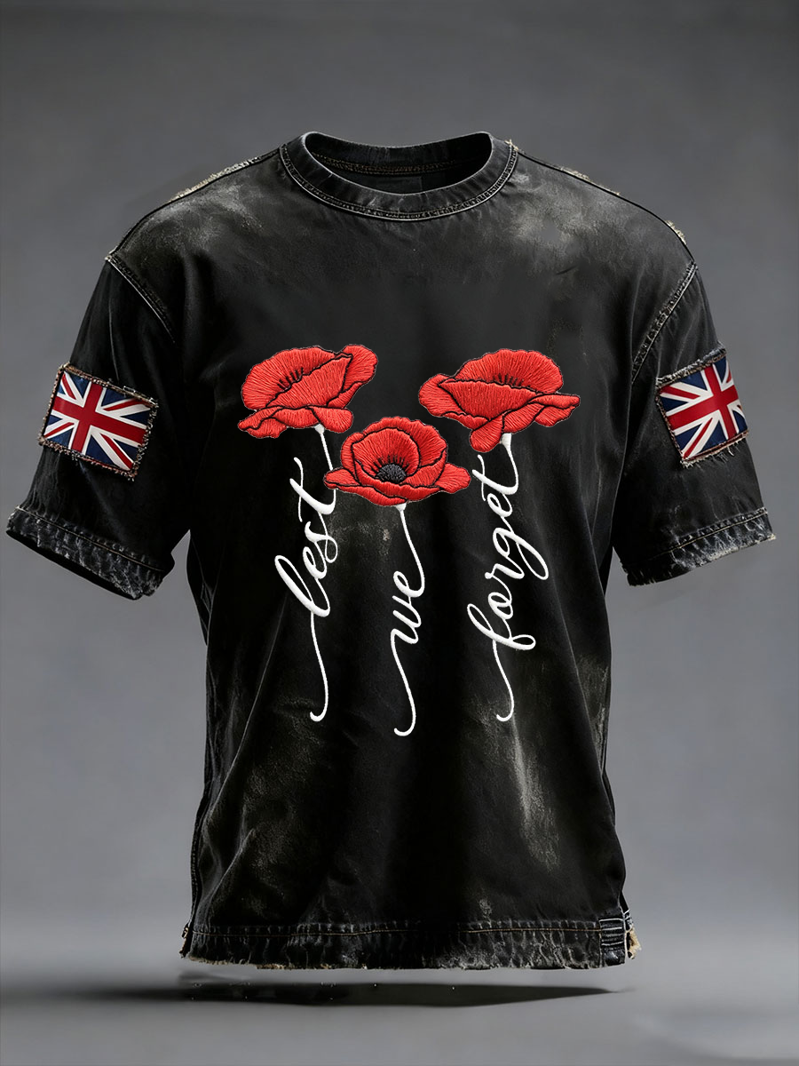 Men's Lest We Forget Short Sleeves T-shirt