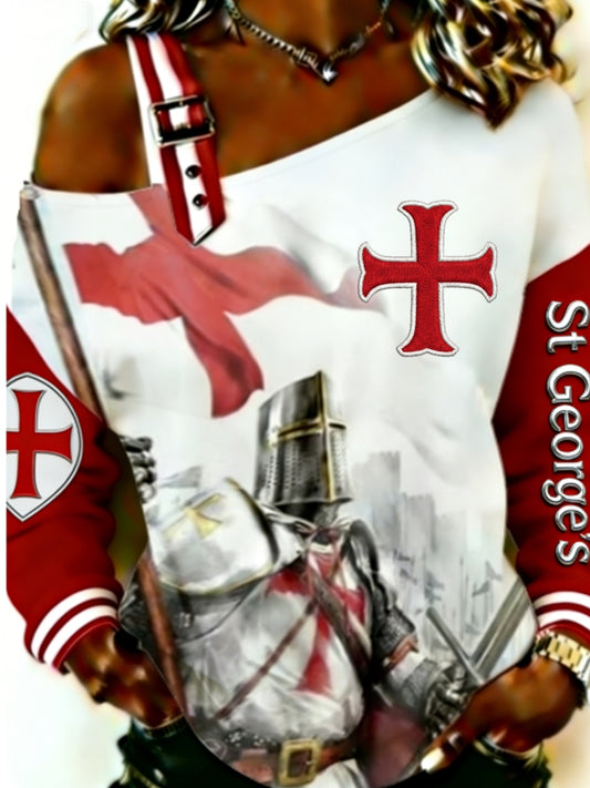Women's st george's day Sweatshirt