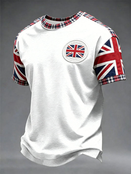Men's British Style Printed T-shirt